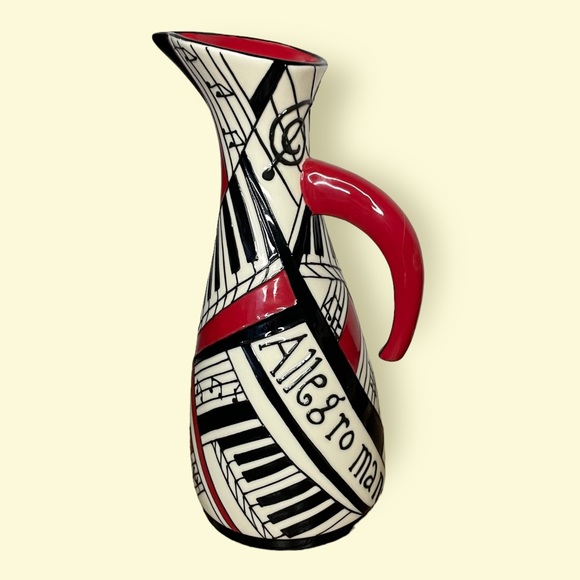 Musical Note Ceramic Jug - Picture 9 of 13